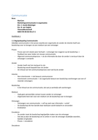 Samenvatting Communicatie BKM P1 