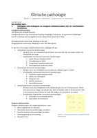 Klinische pathologie KP 16/17 periode 1