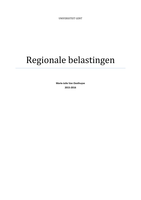 Lokale en regionale belastingen 