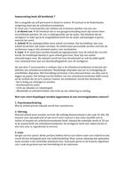 Arbeidsrecht Hoofdstuk 7 (Haagse Hogeschool SBRM jaar 2)