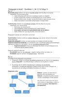 Samenvatting Hoofdstuk 1, 2, 12.3 Pedagogiek in beeld college 3 IPO 1A