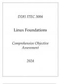 (WGU D281) ITEC 3004 Linux Foundations Comprehensive OA 2024