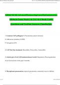 NR565 / NR 565 Midterm Exam Study Guide (Notes Week 1 – 4) (Latest 2023 / 2024): Advanced Pharmacology Fundamentals - Chamberlain