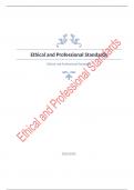 Ethical and Professional Standards Question and answers already passed 