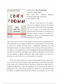 Unveiling the Art of Love: Erich Fromm’s Insights