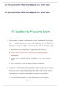 ATI PN LEADERSHIP PROCTORED EXAM 2024 WITH NGN