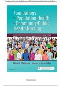 Test Bank Foundations for Population Health in Community Public Health Nursing 5th Edition - All Chapters | A+ ULTIMATE GUIDE 2024