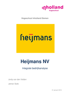 Beroepsproduct Integrale Bedrijfsanalyse: Heijmans NV