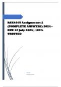 RSK4805 Assignment 2 (COMPLETE ANSWERS) 2024 - DUE 12 July 2024 Course Market Risk Management (RSK4805) Institution University Of South Africa (Unisa) Book Market Risk Management