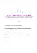 ACAS  BUNDLED EXAMS WITH GUARANTEED ACCURATE ANSWERS