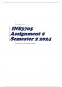 INS3705 Assignment 2 Semester 2 2024