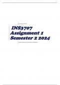 INS3707 Assignment 1 Semester 2 2024