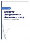 INS3707 Assignment 2 Semester 2 2024