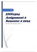 ENN1504 Assignment 2 Semester 2 2024