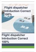 Flight dispatcher Intrduction Correct 100%