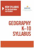 Geography K–10 Syllabus