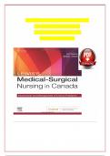 TEST BANK FOR LEWIS'S MEDICAL SURGICAL NURSING IN CANADA 5TH EDITION BY JANE TYERMAN, SHELLEY COBBETT 9780323791564 CHAPTER 1-72 COMPLETE GUIDE. EXAM QUESTIONS AND COMPLETE WELL EXPLAINED ANSWERS WITH RATIONALE 100% CORRECTLY VERIFIED BY EXPERTS AND GR