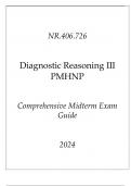 (JHU) NR.406.726 Diagnostic Reasoning III PMHNP Comprehensive Midterm Exam Guide 2024.