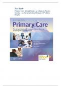 TEST BANK -PRIMARY CARE ART AND SCIENCE OF ADVANCED PRACTICE NURSING AN INTERPROFESSIONAL APPROACH 5TH EDITION (  LYNNE M. DUNPHY,2024) Latest Edition|| Graded A+ 