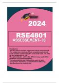 RSE 4801 ASSIGNMENT 3 DUE 2024 Assignment questions Question 1 You intend to use a survey research project to establish the opinions of learners about school discipline. Include the following in your essay: • A brief account of the issue of discipline in 