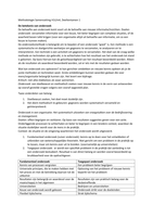 Samenvatting methoden en technieken van onderzoek - deeltentamen 1