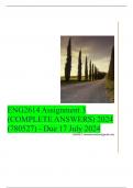 ENG2614 Assignment 3 (COMPLETE ANSWERS) 2024 (780527) - Due 17 July 2024