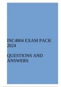 INC4804 Exam pack 2024(Questions and answers)