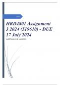 HRD4801 Assignment 3 2024 (519610) - DUE 17 July 2024