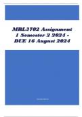 MRL3702 Assignment 1 Semester 2 2024 - DUE 16 August 2024