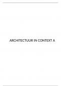 Samenvatting -  barb11 Architectuur in context A