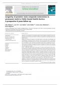 Longevity of posterior resin composite restorations in permanent teeth in Public Dental Health Service: A prospective 8 years follow up