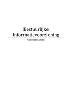 Bestuurlijke Informatievoorziening (Samenvattingen, antwoorden en oefententamen)