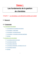 COURS GC NRC Thme 1 Les Fondements de la Gestion de Clientles