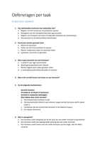 Oefenvragen taak 2: Endocrien systeem