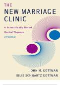 The New Marriage Clinic: A Scientifically Based Marital Therapy Updated  2024 Second Edition with complete solution