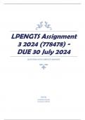 LPENGTS Assignment 3 2024 (778478) - DUE 30 July 2024