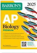 AP Biology Premium, 2025: Prep Book with 6 Practice Tests + Comprehensive Review + Online Practice (Barron's AP Prep) Premium Edition