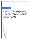 LPENGTS Assignment 3 2024 (778478) - DUE 30 July 2024