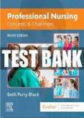 Testbank Professional Nursing: Concepts & Challenges, 9th Edition Newest edition