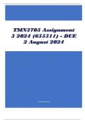 TMN3705 Assignment 3 2024 (655511) - DUE 2 August 2024