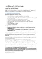 Samenvatting Kosten & Prestaties H1-6