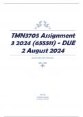 TMN3705 Assignment 3 2024 (655511) - DUE 2 August 2024