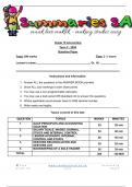 Grade 10 Accounting (ACC) June Paper and Memo - 2024