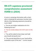 RN ATI capstone proctored  comprehensive assessment FORM A [2024] A nurse is reviewing information with a client  who is scheduled for pulmonary function tests.  Which of the following statements should the  nurse make? a. "Do not use inhaler medicatio