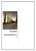 RSE4801 ASSIGNMENT 3 ANSWERS 2024