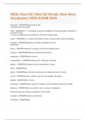 HESI, Hesi A2, Hesi A2 Vocab, New Hesi,  Vocabulary HESI EXAM 2024