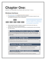 Chapter 1/ SURVEY OF WINDOWS FEATURES AND SUPPORT TOOLS