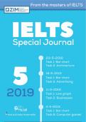 IELTS Special Journal 5  latest update  | Complete Solution 2024 - 2025