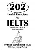 202 Useful Exercises for IELTS Board book – International Edition