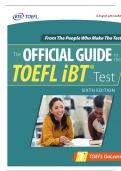 Official Guide to the TOEFL iBT Test, Sixth Edition (Official Guide to the TOEFL Test) 6th Edition by Educational Testing Service (Author)